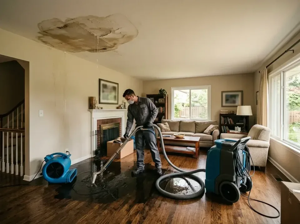 attic-pipe-burst-ceiling-drip-008 — frequently asked questions, Water Damage Restoration & Carpet Care in Darnestown, MD
